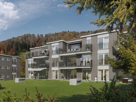 Überbauung mit je 9 Eigentums- und Mietwohnungen